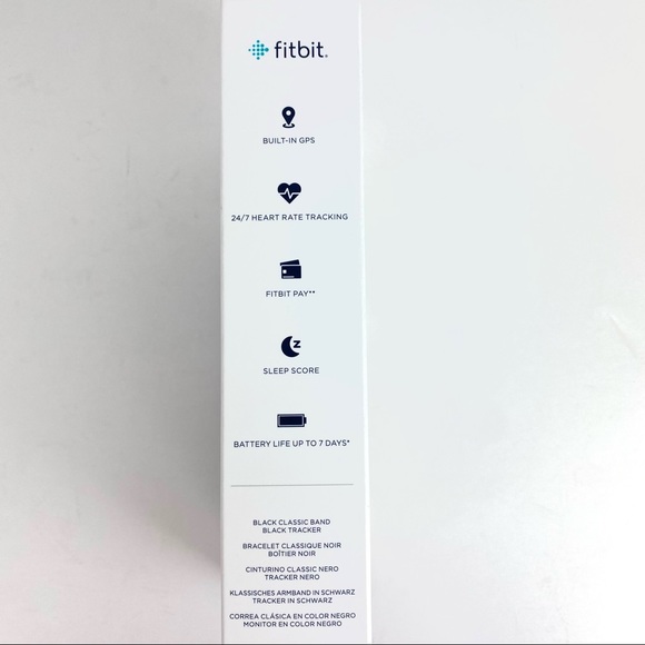 FitBit Charge 4 Fitness Tracker & GPS Smart Watch Pedometer Black Bands S & L - Picture 10 of 12